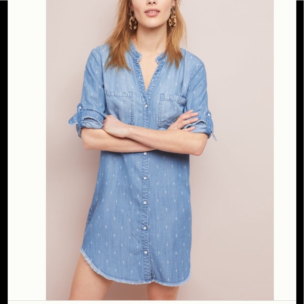 Cloth and Stone Marylou Chambray Shirtdress